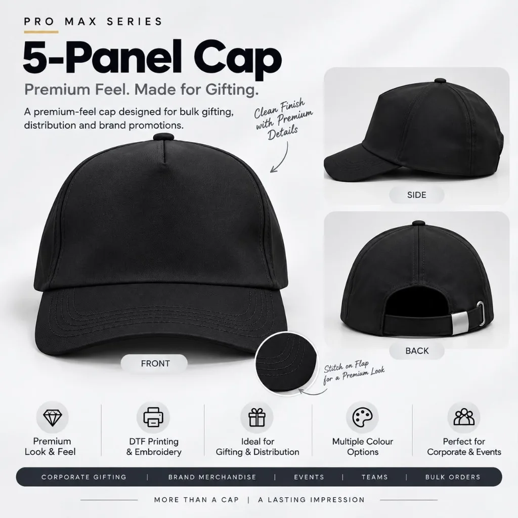 5-Panel Premium Gifting Cap